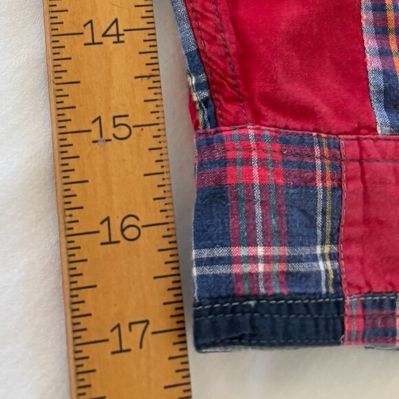 Rare Vintage Cotton Patchwork Blouse by Liz Sport - Picture 9 of 11